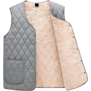 Nouvelle vente : Gilet matelassé personnalisé, chaud et rembourré, pour homme, style équestre et décontracté, vêtement d'extérieur d'hiver - Product Image 3