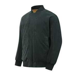 Veste coupe-vent légère à fermeture éclair intégrale personnalisée - Blouson bomber en coton pour homme sur mesure - Product Image 4
