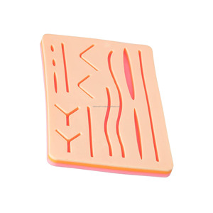 Almohadilla de Práctica de Sutura con 14 Heridas Pre-cortadas de Silicona para Entrenamiento Médico en Universidades, Simulación Quirúrgica, Proveedor Mayorista - Product Image 4