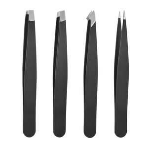 Juego de Pinzas para Extensión de Pestañas Plateadas Personalizadas, Herramientas de Belleza de Precisión con Estuche de Almacenamiento para Aplicaciones Profesionales de Pestañas - Product Image 4