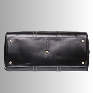 Sac de voyage vintage en cuir véritable, grande capacité, sac de week-end, sac de voyage unisexe, sac en cuir de vachette durable pour homme - Product Image 2