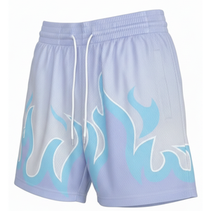 Shorts de sport respirants en maille pour hommes, shorts de course et de fitness cousus, shorts de basketball en polyester pour 30 équipes - Product Image 4