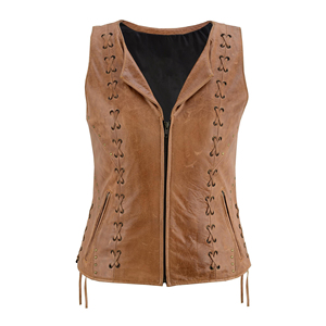 Best Selling Women <b>Leather</b> <b>Vest</b> Made With High Quality Material Durable Seams And OEM Service Suitable For Bulk Orders Fashion - Product Image 1