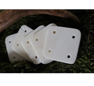 Natural Bone <b>Tablet</b> <b>Weaving</b> Tool Waterproof & Handmade Antique Imitation Design for Inkle Loom and Band <b>Weaving</b> Home Decor - Product Image 1