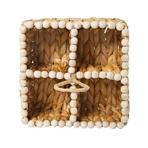 Panier de rangement pour ustensiles de cuisine à 4 compartiments, panier de rangement artisanal, vente en gros, écologique, fabriqué au Vietnam - Product Image 4