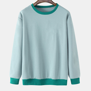 เสื้อสเวตเชิ้ตพรีเมียมเบสิค ผ้าโพลีเอสเตอร์/คอตตอน ฟลีซ สปอร์ต ทรงปกติ มีซับใน ระบายอากาศ แห้งเร็ว สำหรับผู้ชาย ใส่ในฤดูหนาว ปรับแต่งได้ - Product Image 1