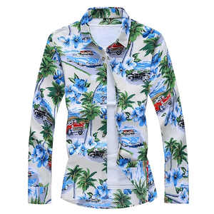 Chemises Hawaïennes pour Hommes en Coton à Impression Numérique Personnalisée en Gros - Product Image 5