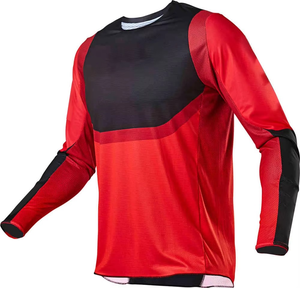 Sublimation High Quality Breathable <b>Material</b> Motocross Jersey / High Quality Long Sleeve Clothing Custom Size Motocross Jersey - Product Image 4
