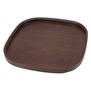 Solid Wood Serving <b>Tray</b> With Large Recessed Handles Elegant Rectangular Food Platter For Luxury Home Decor Breakfast In <b>Bed</b> - Product Image 5