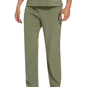 Hospital Wear Uniform <b>Scrubs</b> Healthcare Medical <b>Clothing</b> Cheap Price V Neckline Long Sleeves Shirt And Pant Set For Men - Product Image 5