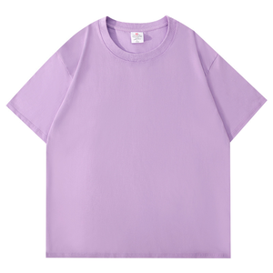 T-shirt unisexe 100 % coton anti-plis à manches courtes – Streetwear décontracté avec logo frontal en tissu tricoté, coupe classique - Product Image 5