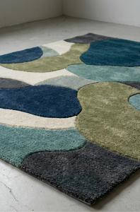 Luxury Hand Tufted Non-Slip Medium Pile Abstract Wool Area Rug Modern Designer Living Room Bedroom Dining Room Home Decor - Product Image 6