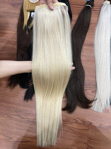 Produit en vente flash, queue de cheval, cheveux humains vierges vietnamiens 100%, meilleure qualité, couleur personnalisée, prix de gros - Product Image 3