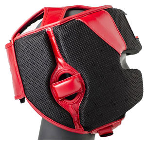 ที่กำหนดเองการพิมพ์หนังยามหัวมวยหมวกกันน็อค MMA ยามหัว/ป้องกันศีรษะ,มวยยามหัว/เตะที่กำหนดเอง - Product Image 2