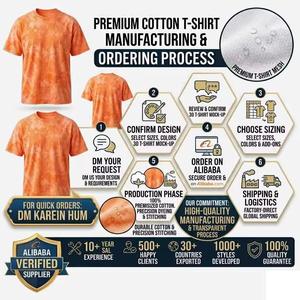 Nueva Camiseta de Alta Calidad al por Mayor, Estilo Vintage, Corte Cuadrado, Desgastada, con Efecto Descolorido por el Sol, Lavado Ácido, 100% Algodón Transpirable para Hombre, Unisex - Product Image 4