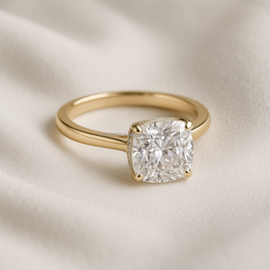 Bague de fiançailles solitaire en moissanite taille marquise originale, certifiée IGI, argent sterling 925, or 14 carats, 2,50 carats, élégante pour les fêtes - Product Image 5