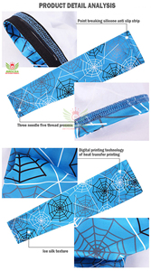 Sports Fitness Customizable Breathable High Quality Cycling Arm Sleeves Unisex <b>Sunscreen</b> Elbow Wrist Protection Custom Team Name - Product Image 4