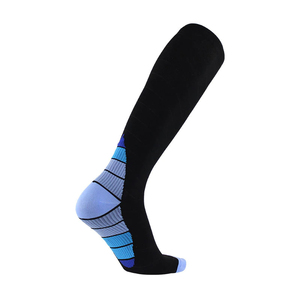 High Quality <b>Custom</b> Design Men's Sport <b>Socks</b> Breathable Non-Slip Terry Basketball Football Soccer Trampoline-Long Logo <b>Grip</b> - Product Image 2