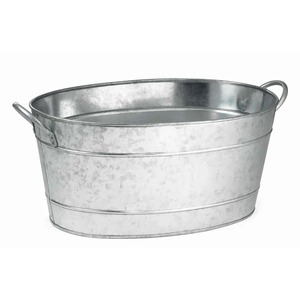 Stainless Steel <b>Ice</b> Bucket Round Wine Champagne <b>Cooler</b> Tub with Ring Handles Rust Resistant Silver - Product Image 2