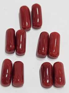 Coral rouge naturel italien en forme de capsule, pierre précieuse de meilleure qualité, pierre précieuse en vrac pour la fabrication de bijoux - Product Image 3