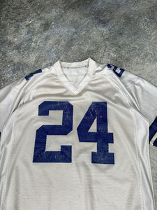 T-shirt de sport respirant en maille de haute qualité pour homme, en soie/coton, idéal pour le football et le basketball - Product Image 4