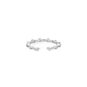 Wholesale 10K 14K 18K Solid Gold Round Lab Diamond Floating Bubble Open Adjustable Full Eternity Engagement <b>Ring</b> <b>Proposal</b> <b>Ring</b> - Product Image 4