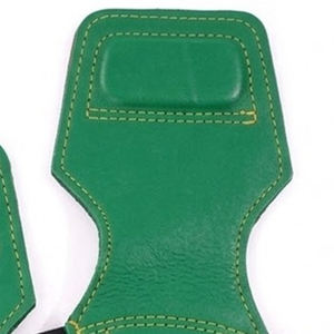 Guantes de cuero para levantamiento de pesas para hombre/mujer, soportes de muñeca para peso muerto con agarres de cuero protectores - Product Image 4