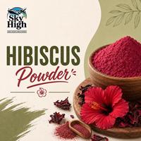 Poudre de fleurs d'hibiscus de qualité supérieure |   Ingrédient botanique à base de plantes sauvages 100% naturel de qualité alimentaire |   Emballage sous vide en gros