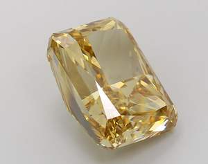 Diamante marrón intenso de corte esmeralda cultivado en laboratorio, certificado por IGI, para la fabricación de joyas, anillo de compromiso - Product Image 6