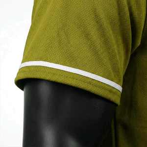 Camiseta de Béisbol Personalizada, Degradado Verde Oliva y Negro, Impresión por Sublimación, Uniforme Transpirable de Poliéster para Hombre Adulto - Product Image 4