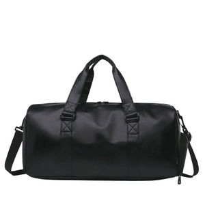 Sac de voyage de grande capacité, sac de sport en cuir PU souple, sac à bandoulière pour hommes et femmes - Product Image 1