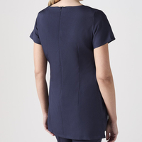 Ensemble de gommages spa personnalisés, uniforme élégant pour esthéticiennes, vêtements de travail tissés pour hôpitaux et cliniques