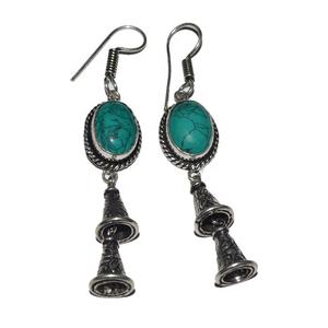 Boucles d'oreilles en agate unisexe de Style classique fait à la main Quartz rose bijoux d'oreille de charme de mode pour l'anniversaire pour les deux sexes - Product Image 4