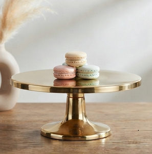 Soporte Decorativo para Cupcakes con Acabado Dorado Brillante, Material de la Mejor Calidad, Soporte para Pastel, Plato para Servir Repostería para Fiestas de Té - Product Image 3