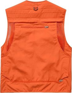 Chaleco de Pesca Multibolsillos para Hombre, Chaleco Utilitario para Exteriores, Chaleco Táctico Multibolsillos de Primera Calidad, Chaleco Ligero para Pesca y Safari - Product Image 2