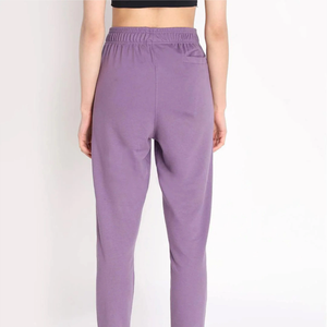 2026 Women's Joggers Customize Fleece 100% Cotton Winter Trousers New Design Casual Solid Sweatpants Drawstring Quick - Product Image 4