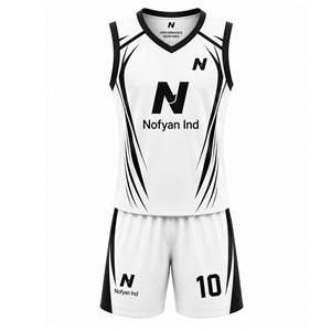 Conjunto de Uniforme de Baloncesto Blanco y Negro Personalizado, Jersey y Pantalones Cortos Sublimados OEM ODM, Fabricante de Ropa Deportiva de Equipo, Fabricante Pakistaní - Product Image 1