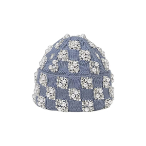 Latest <b>Winter</b> Warm and Breathable Knitted Beanies <b>Hat</b> Designer Jacquard Embroidery Custom Logo <b>Hat</b> Unisex Adult Luxury Beanie - Product Image 1