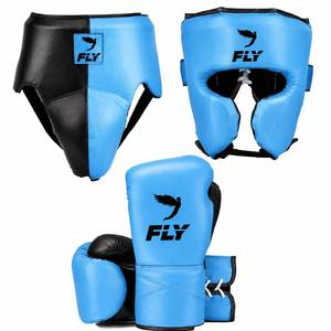 Nouvel ensemble de ressorts Fly Boing en cuir de vache véritable pour l'entraînement MMA, les arts martiaux et le Muay Thai, équipement et protection de boxe - Product Image 2