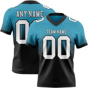 Maillot de football américain entièrement sublimé en polyester interlock, uniforme d'équipe personnalisé, respirant, fournisseur OEM ODM - Product Image 3