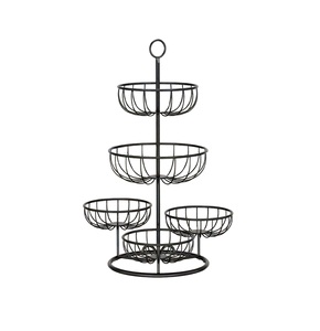 Wholesale Top Selling Vintage Kitchen Metal Wire Fruit <b>Vegetables</b> <b>Storage</b> <b>Baskets</b> Organizer - Product Image 6
