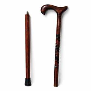 Canne de marche en bois artisanale de qualité supérieure, canne de mobilité classique pour personnes âgées, soutien quotidien durable pour usage domestique - Product Image 4