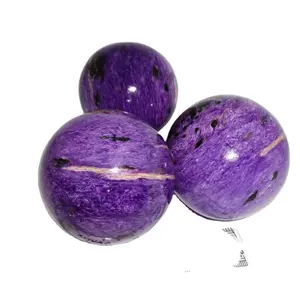 Energie Healing Charoite Stone Semi Precious Purple Charoite Bol Steen Natuurlijke Healing Charoite Losse Edelsteen