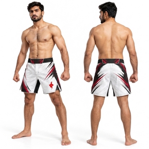 Pantalones Cortos Deportivos Premium para Hombre, Corte Atlético Moderno, Tela de Secado Rápido, para Grappling, Kickboxing y Entrenamientos de Artes Marciales Mixtas - Product Image 4
