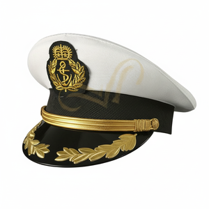 Chapeaux d'uniforme de vente pour agents de sécurité avec broderie 3D - Product Image 4