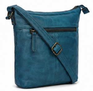 Vintage Fashion Genuine Leather Crossbody Bag for Women Winter Autumn Casual Shoulder Sling Purse Adjustable Polyester Shopping - Product Image 2