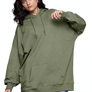 Sudadera con Capucha Gráfica para Mujer, 260 GSM, Felpa de Algodón, Bolsillo Canguro, Logotipo Personalizado, Marca Privada, Venta al Por Mayor - Product Image 1