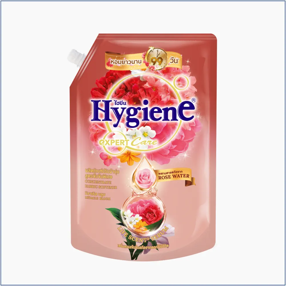 Hygiene High Quality Auxiliary Fabric Textile Clothes Liquid Softener Expert Care Miracle Scent with Rose Water 1150ml