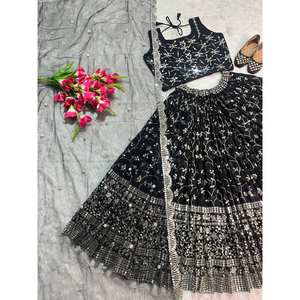 Vestidos de fiesta de estilo elegante Lehenga-Choli - Product Image 5