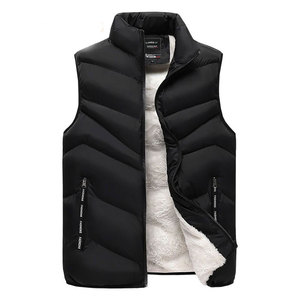 Gilet en Laine de Haute Qualité pour Homme – Nouvelle Collection Automne Hiver – Couleur Unie, Sans Manches, Coupe Ample, Simple, Imperméable, Style Hip - Product Image 2